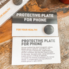 Shungite cell phone plate