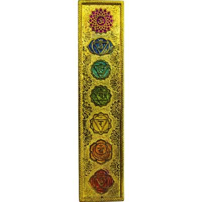 Incense holder chakras aluminum