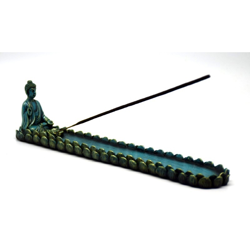 Incense Holder Blue Buddha