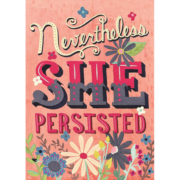 She Persisted Greeting Card