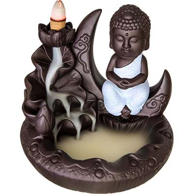 Incense holder backflow Zisha Buddha