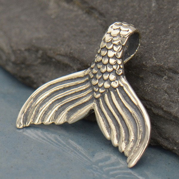 Pendant Mermaid tail sterling silver