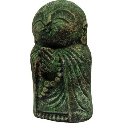 Statue Praying Jizo Buddha Green