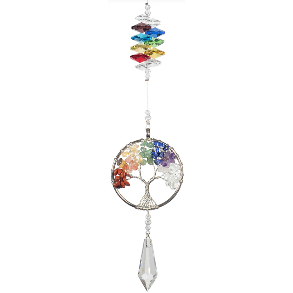 Wire tree of life suncatcher