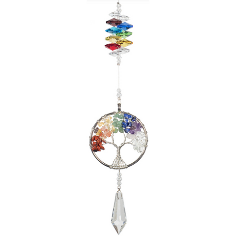 Wire tree of life suncatcher