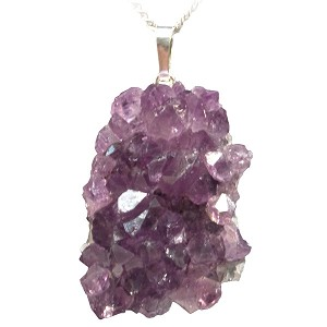 Pendant Amethyst Cluster