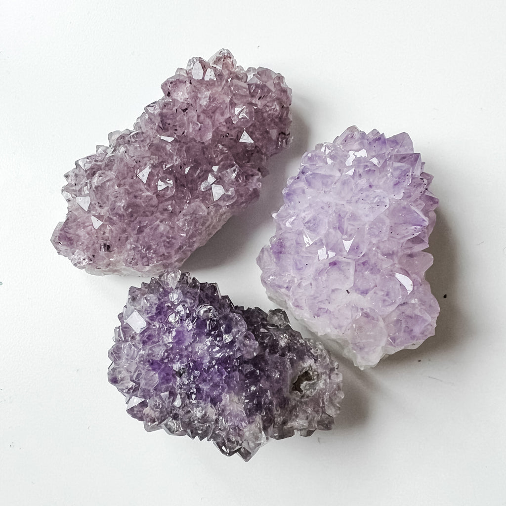 Amethyst pineapple cluster