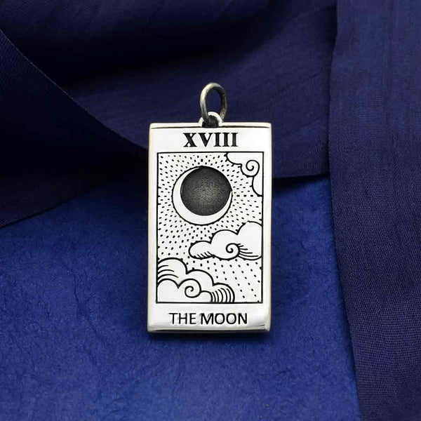 Pendant Tarot Moon Sterling Silver