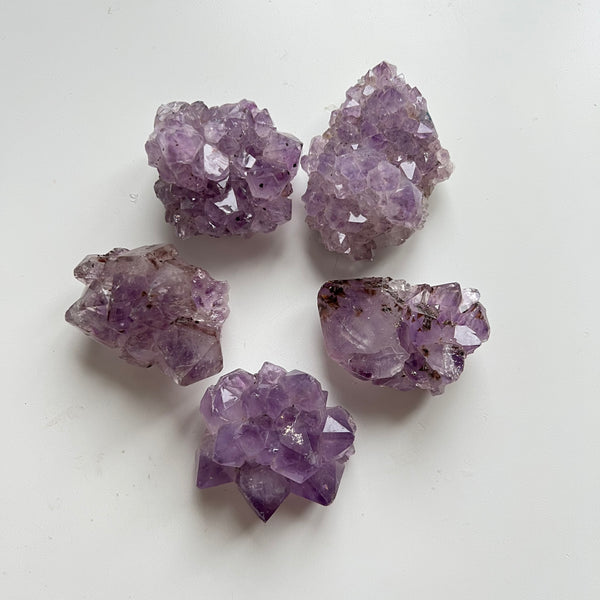 Amethyst pineapple cluster