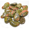 Unakite tumbled (1 stone)