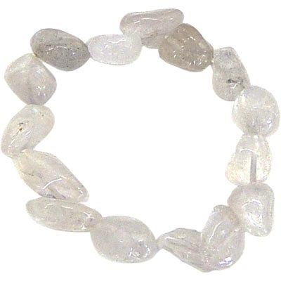 Bracelet Clear Quartz tumbled