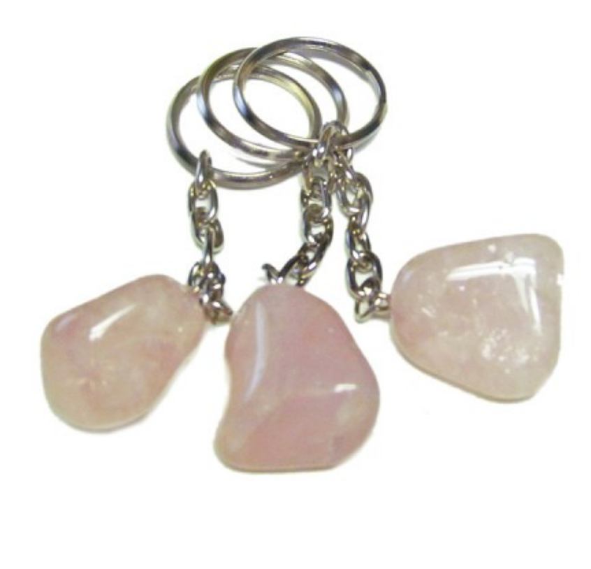 Key Chain Rose Quartz