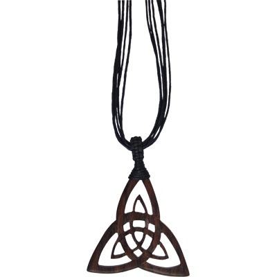 Necklace Wood Triquetra