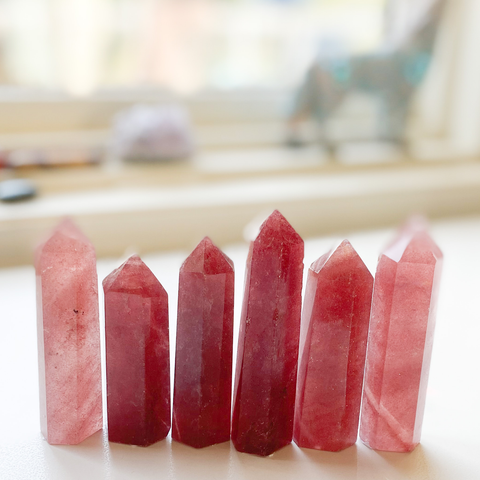 Strawberry Quartz Point