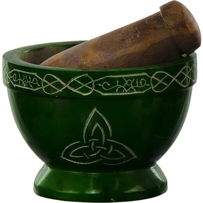 Mortar/Pestle Triquetra