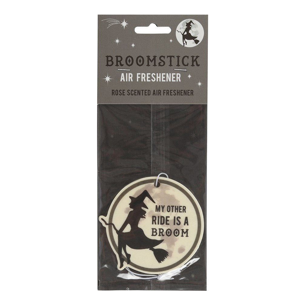 Scented Air Freshener Witches Broom Rose